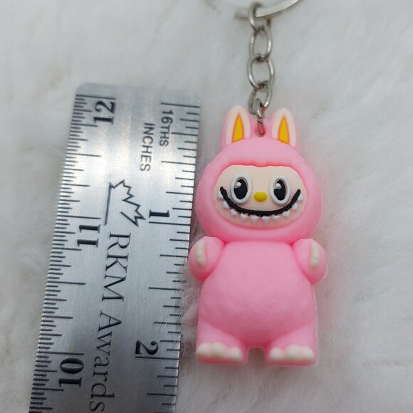 2/$19 Labubu Zimomo pink keychain - Picture 5 of 7